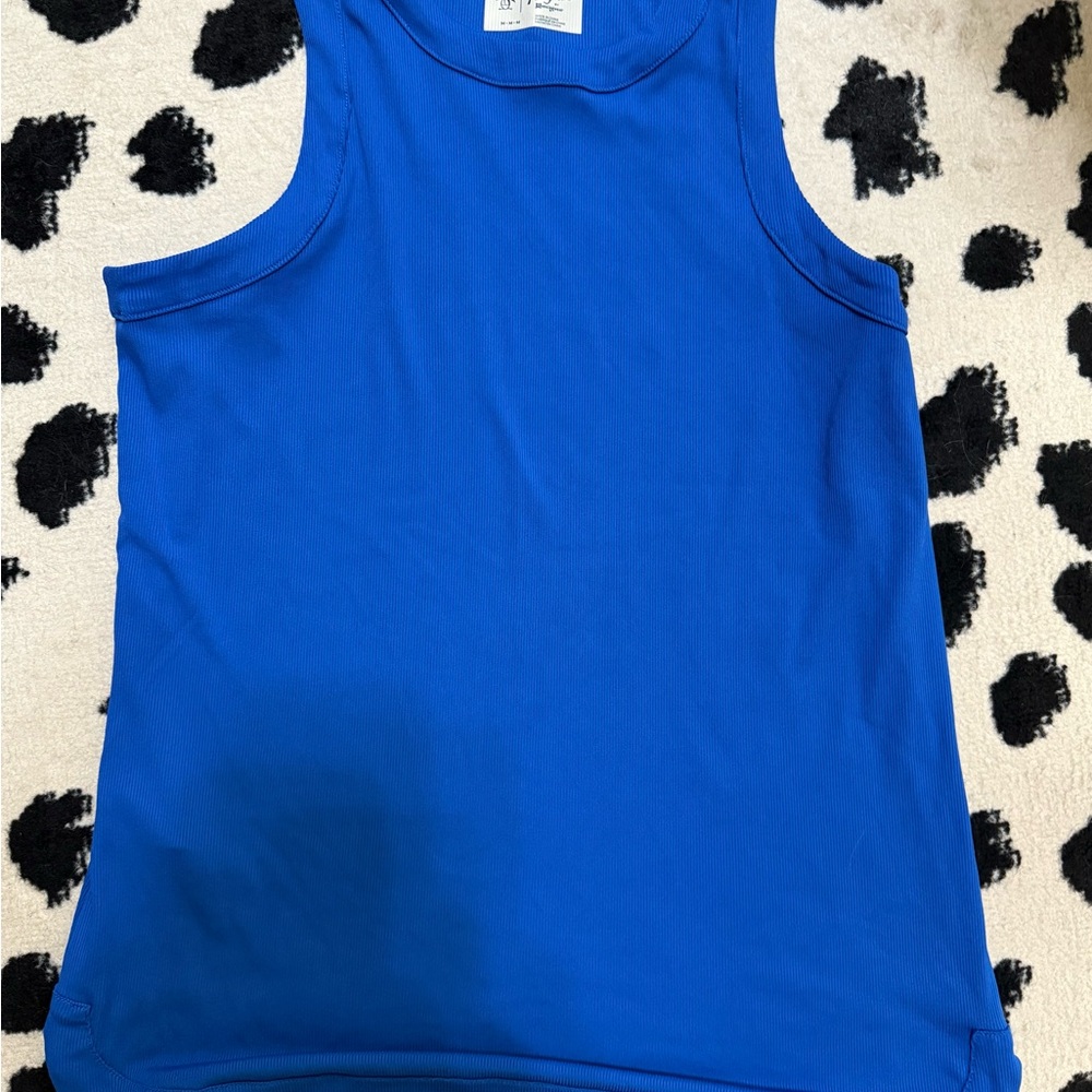 Original Penguin Royal Blue Ribbed Tank Top